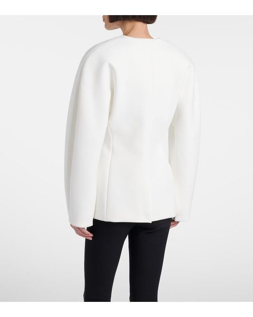 Jacquemus White Ovalo Jacket
