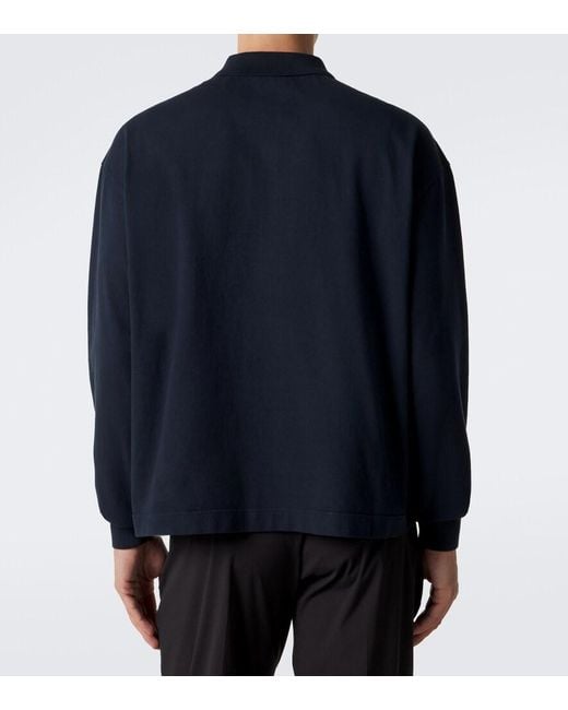 Polo De Algodon Prada de hombre de color Blue