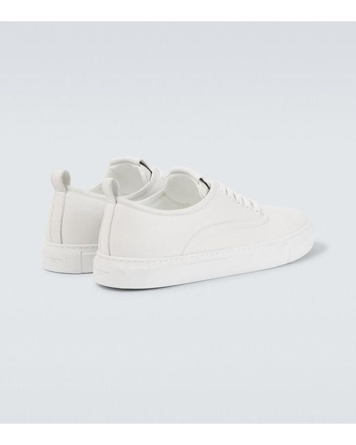 Baskets En Cuir A Logo Givenchy pour homme en coloris White