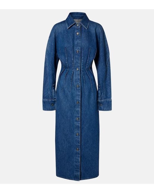 Givenchy Blue Denim Midi Dress