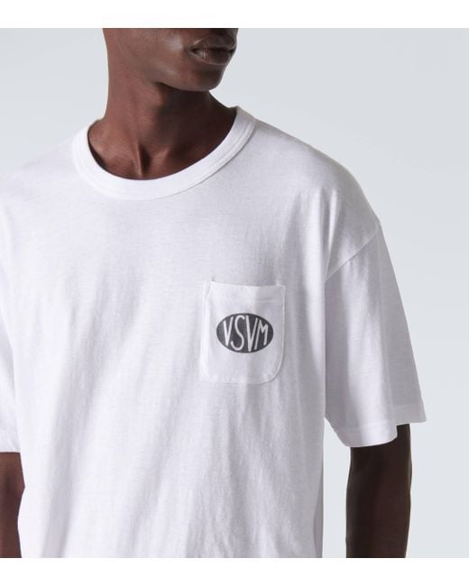 Visvim White P.h.v. Printed Cotton And Silk T-shirt for men
