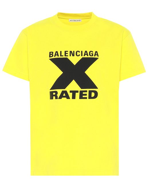 balenciaga shirt yellow