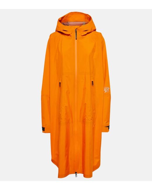 Loewe Orange X On Logo Technical Cape