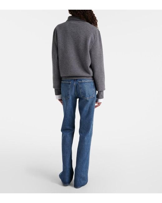 Agolde Blue Leena Flared Jeans