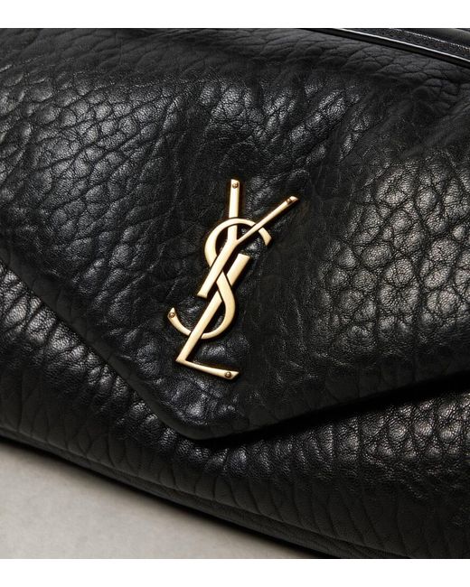 Saint Laurent Black Schultertasche Calypso Medium Aus Leder