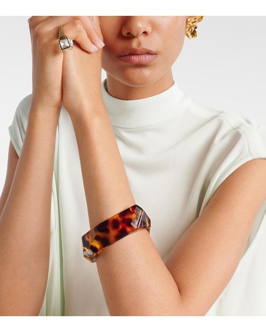Jimmy Choo Orange Faceted Bangle