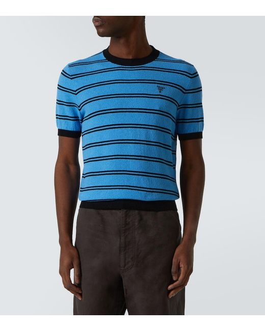 Prada Blue Sweater for men