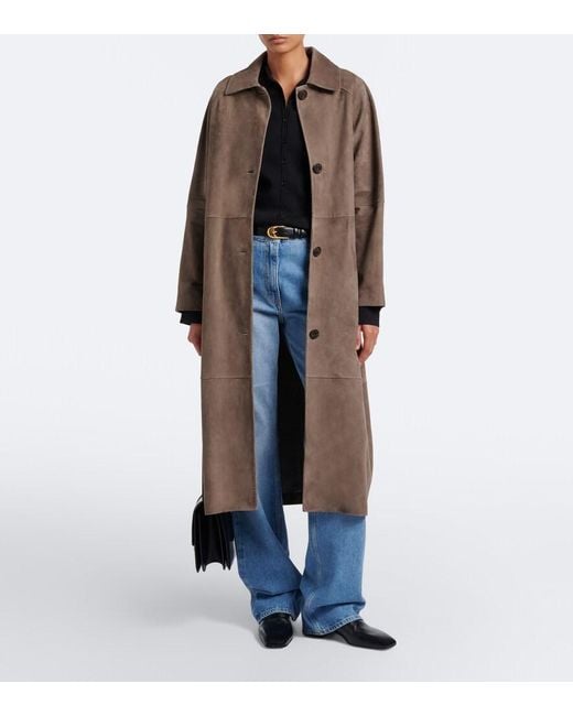 Arma Brown Judy Suede Coat