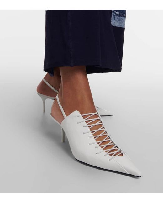X Jean Paul Gaultier di Jimmy Choo in White