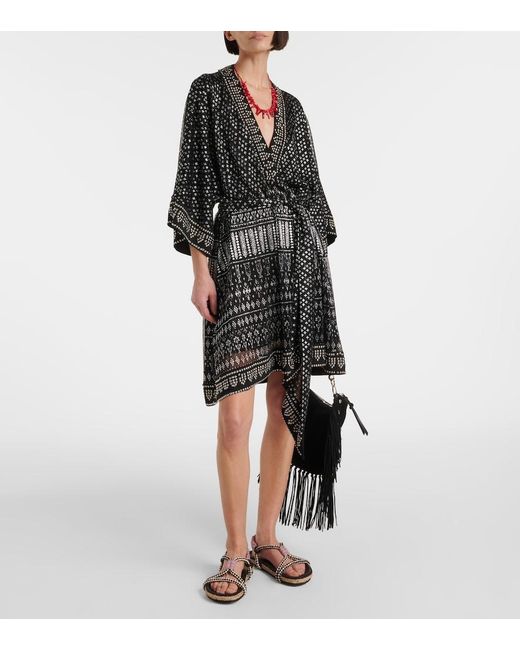 Isabel Marant Black Fabric Sandals