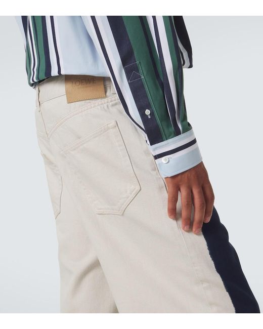 Jean Straight Loewe pour homme en coloris Blue