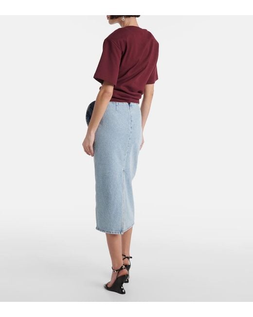 Magda Butrym Blue Jeansrock