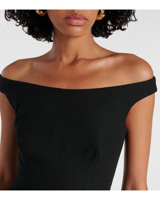 Robe Midi Bree Safiyaa en coloris Black