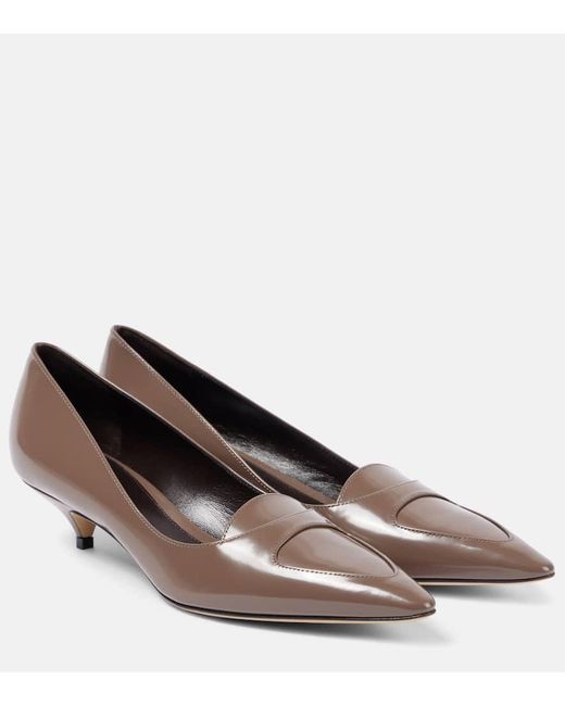 The Row Brown Pumps Viv Aus Leder