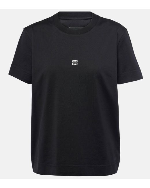 Givenchy Black 4g Cotton Jersey T-shirt