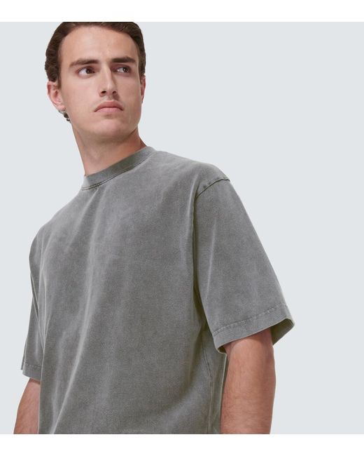Acne T-Shirt aus Baumwolle in Gray für Herren