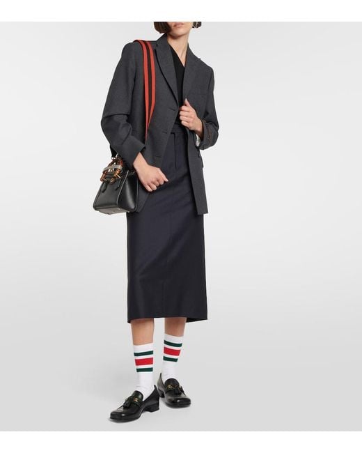 Gucci White Socken Interlocking G