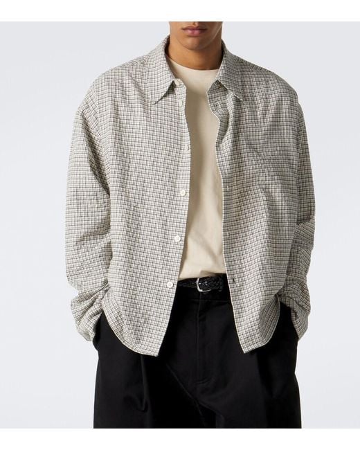 Camicia di Studio Nicholson in Gray da Uomo
