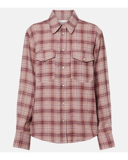 Isabel Marant Pink Marant Etoile "Yalisa" Shirt