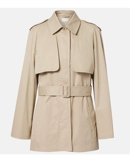 The Row Natural Jacke Tavoris Aus Baumwoll-Gabardine