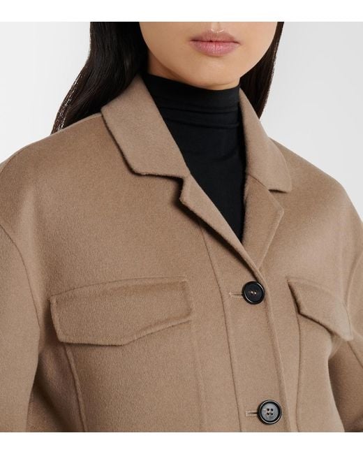 Max Mara Brown Simona Virgin Wool Jacket