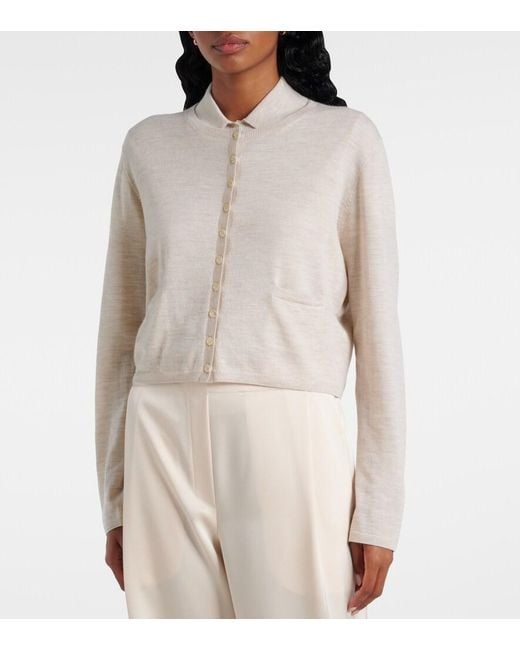 Leset Natural James Wool Cardigan