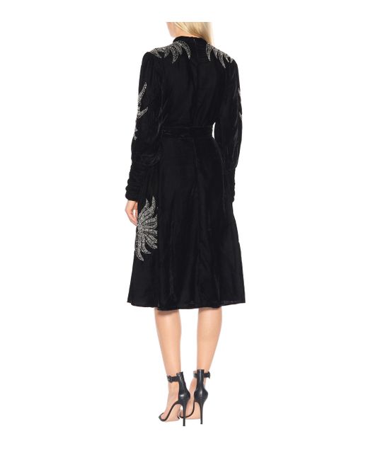 Velvet Midi Dress Aus