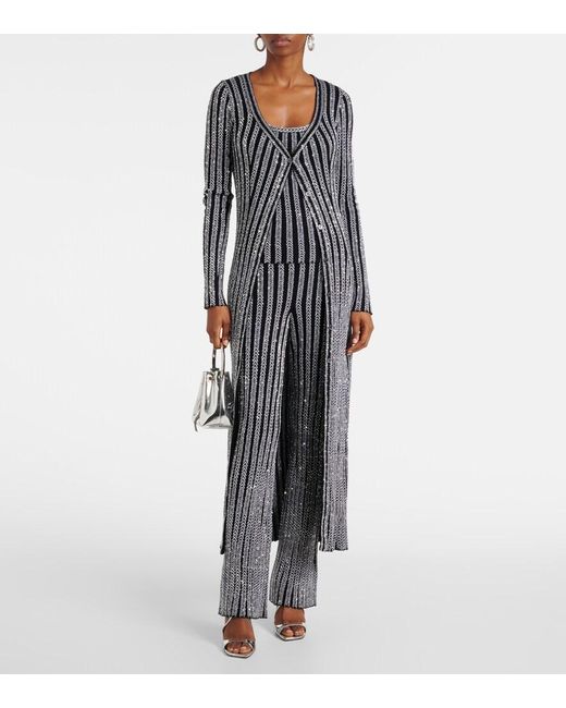Missoni Black Zigzag Sequined Tank Top