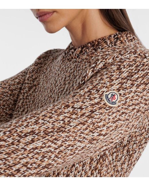 Moncler Brown Virgin Wool Sweater