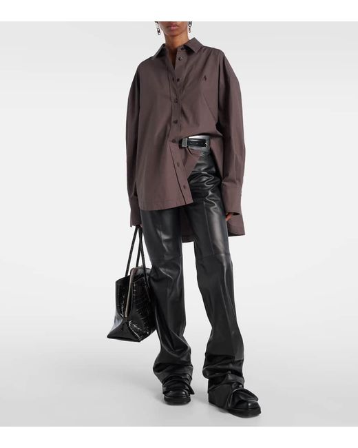 Camicia Oversize Diana di The Attico in Brown