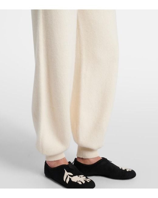 Loro Piana Natural Mersey Cashmere Sweatpants
