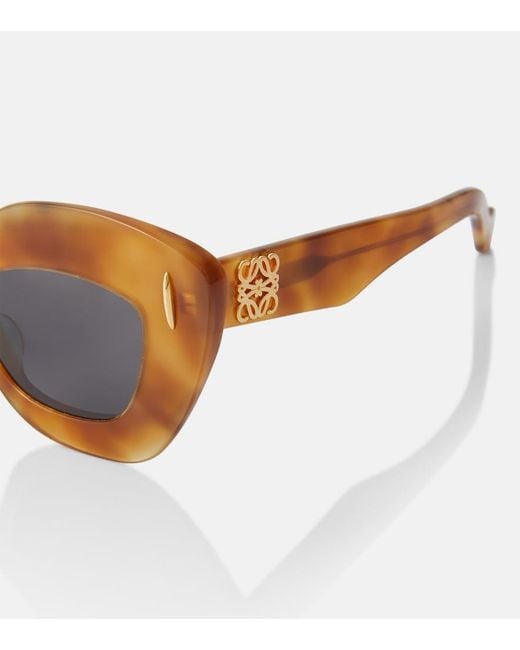 Loewe Brown Retro Screen Cat-Eye Sunglasses