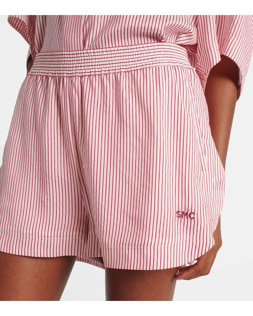 Stella McCartney Pink Shorts Aus Seide