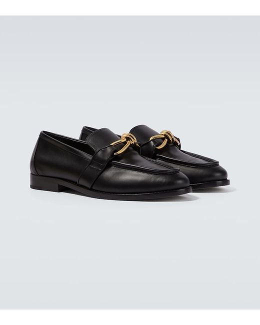 Bottega Veneta Loafers Astaire Knot Aus Leder in Black für Herren