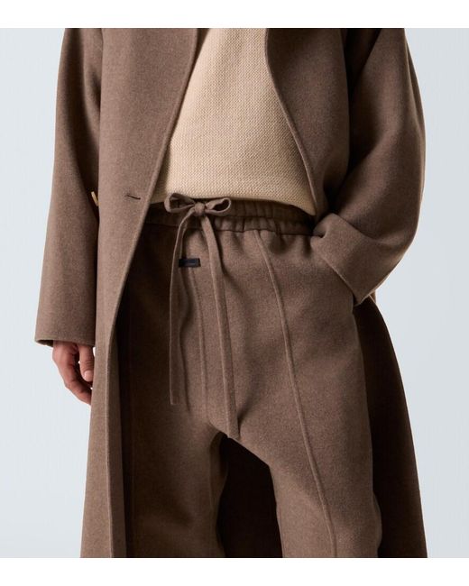 Fear Of God Brown '70S Wool And Cashmere Bootcut Pants for men