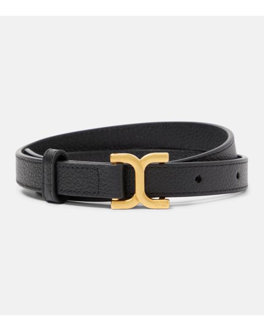 Chloé Black Marcie Leather Belt