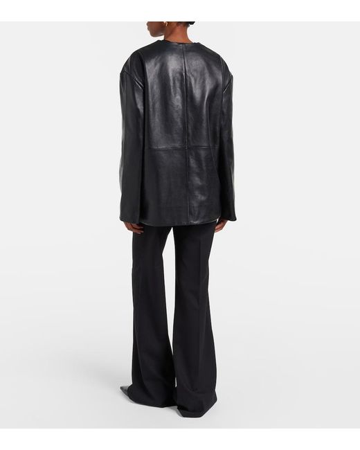 Rohe Black Leather Jacket