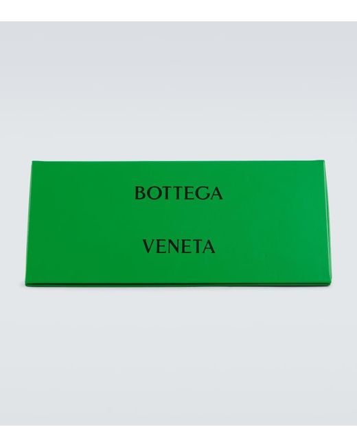 Bottega Veneta Aviator-Sonnenbrille Sardine in Metallic für Herren