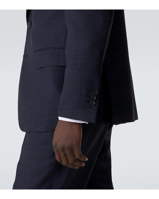 Thom Sweeney Blue Wool Suit for men