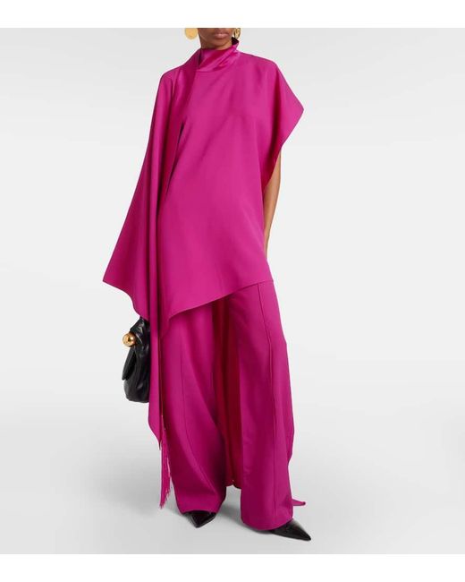 ‎Taller Marmo Pink Palazzo-Hose Marlene aus Cady
