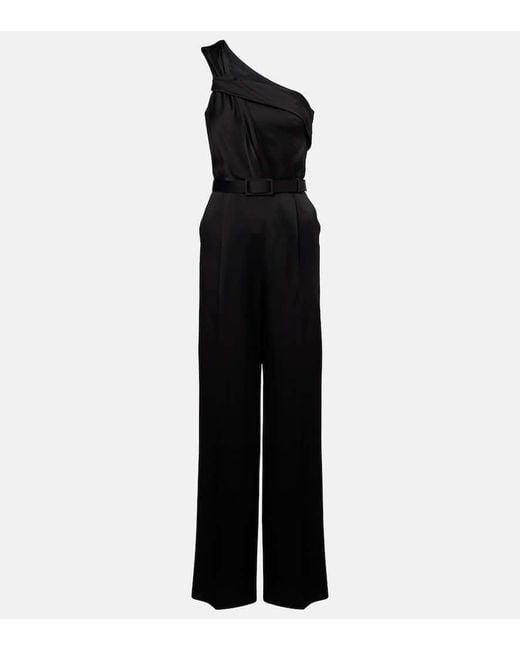 Mono Asimetrico Gioire De Saten Max Mara de color Black