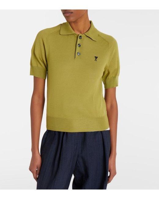 AMI Green Polo Shirts