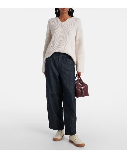 Max Mara Blue John Wide-Leg Jeans