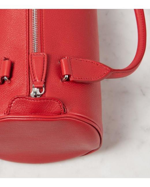 The Row Red Schultertasche Edith Small Aus Leder