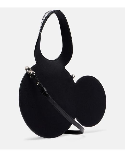 Coperni Black Mickey Mini Embellished Tote Bag