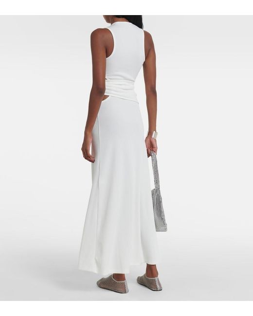 Christopher Esber White Moodstone Maxi Dress