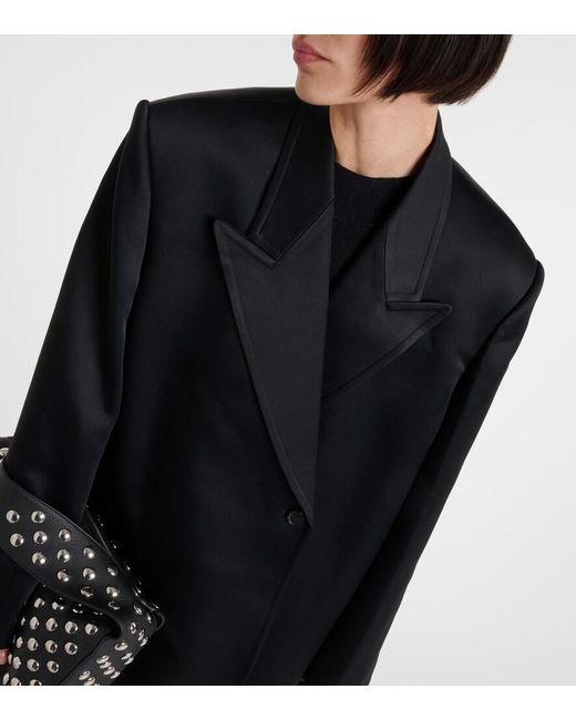 Khaite Black Ray Oversized Coat