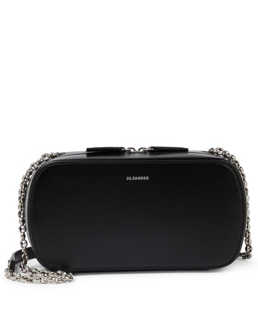 Jil Sander Small Leather Crossbody Bag in Black Lyst