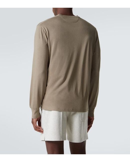 Tom Ford Gray Jersey T-Shirt for men