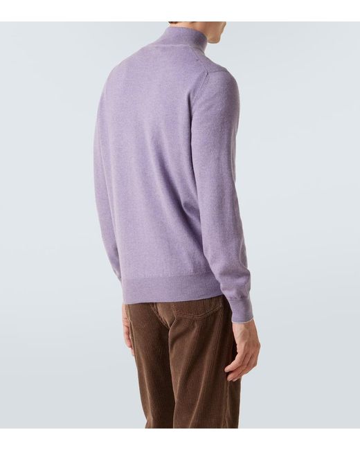 Brunello Cucinelli Pullover Aus Kaschmir in Purple für Herren